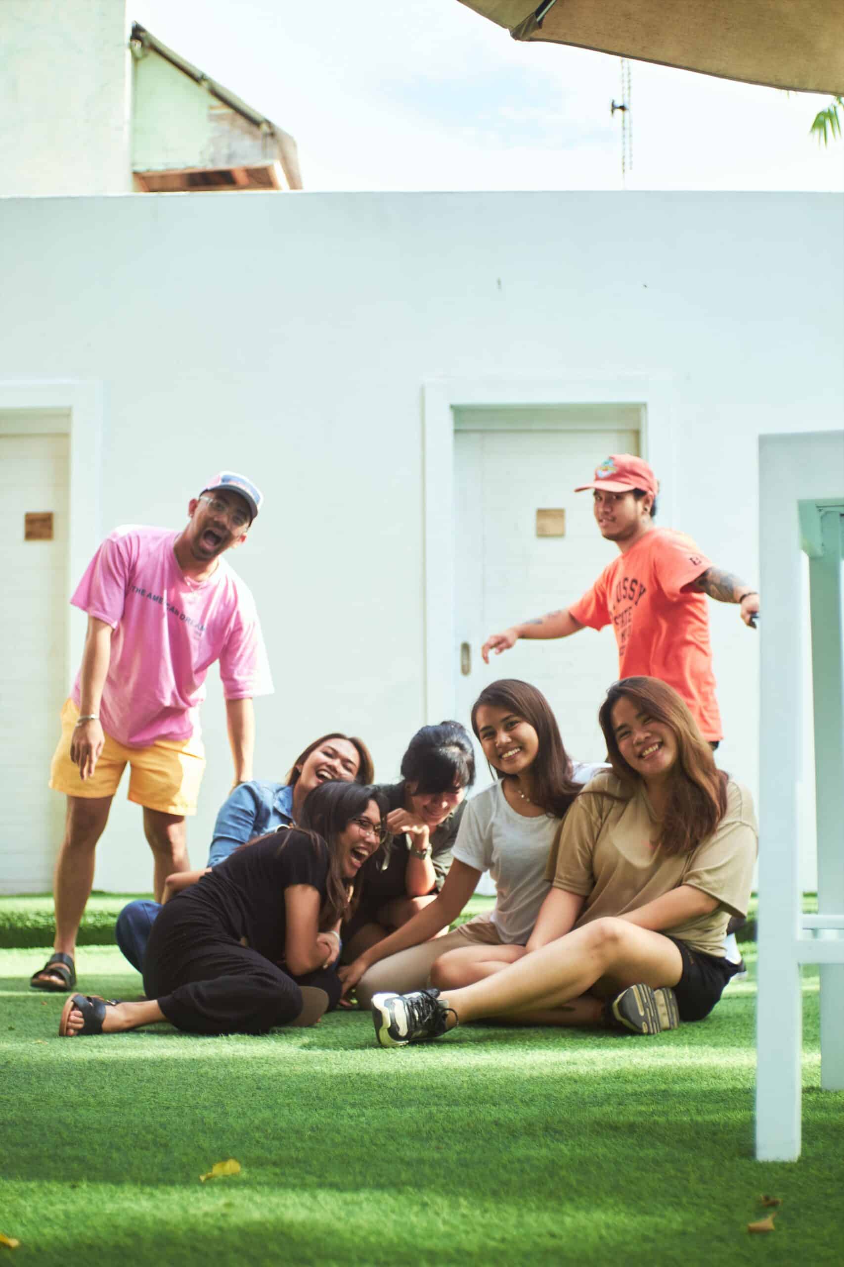 Outdoor summer event brand ambassadors